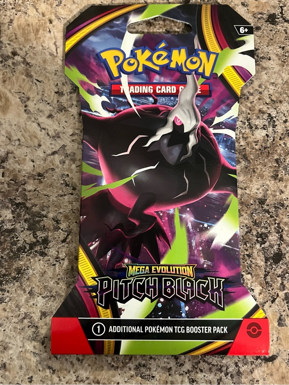 Pokémon Trading Card Game Mega Evolution Pitch Black Booster Pack - Pokémon